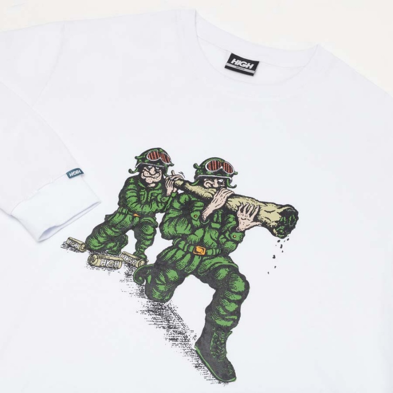 Camiseta Manga Longa High Bazooka Branco