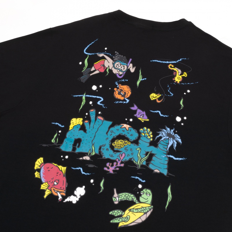 Camiseta Manga Longa High Ocean Preto