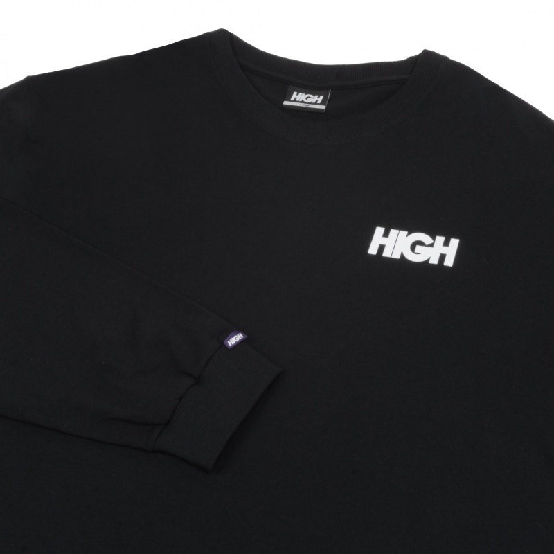 Camiseta Manga Longa High So Hot Preto