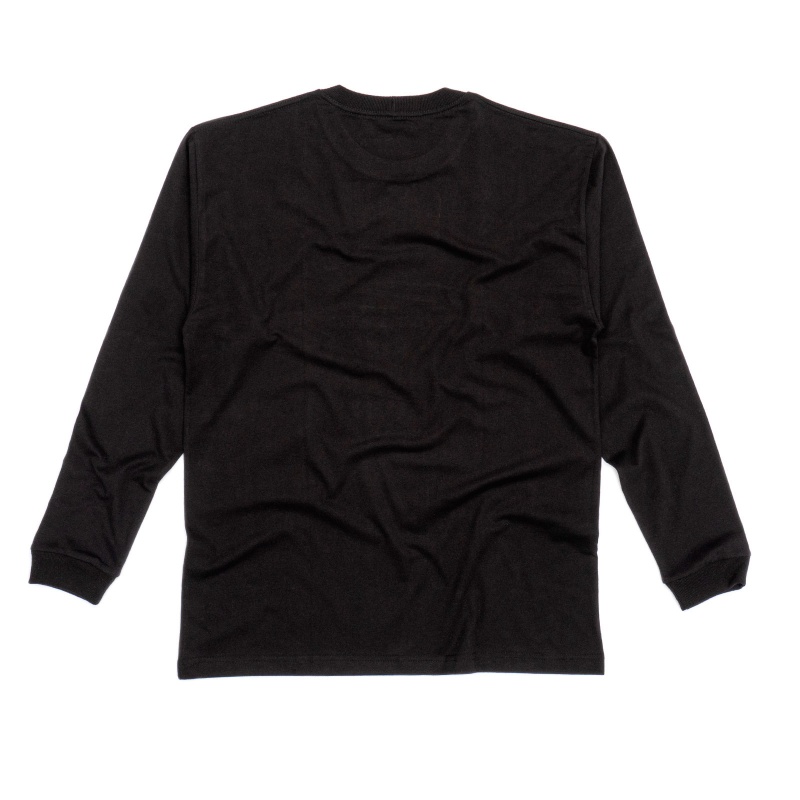 Camiseta Manga Longa Ous Type Preto