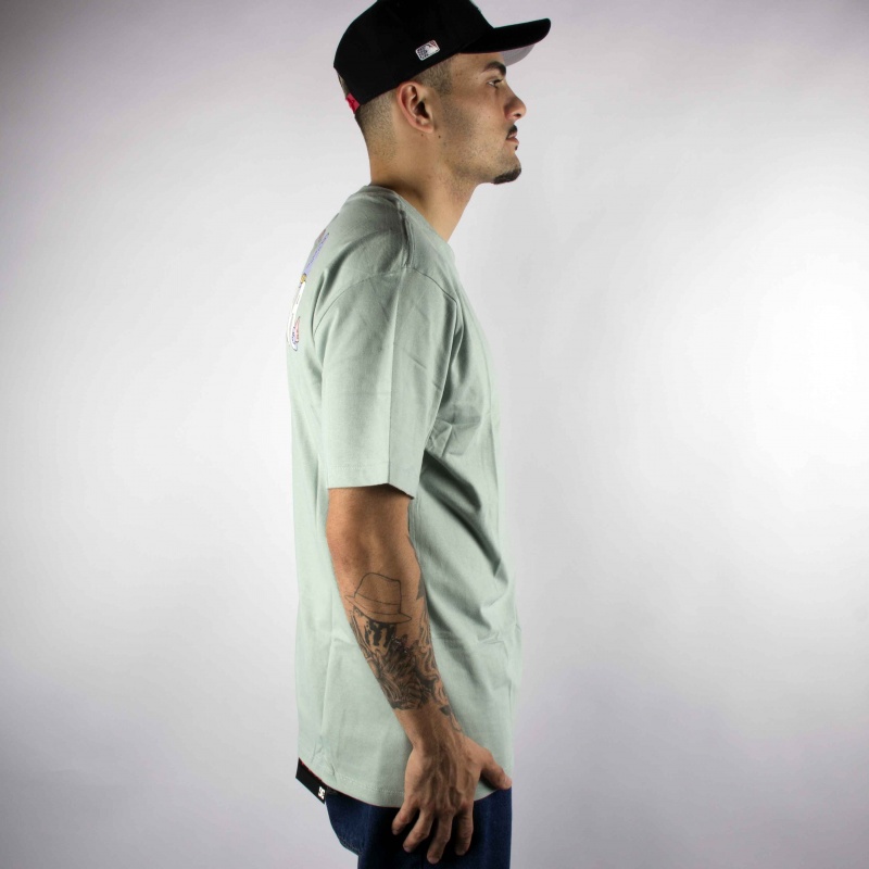 Camiseta New Era Retro SoundTrack Mushroom Verde