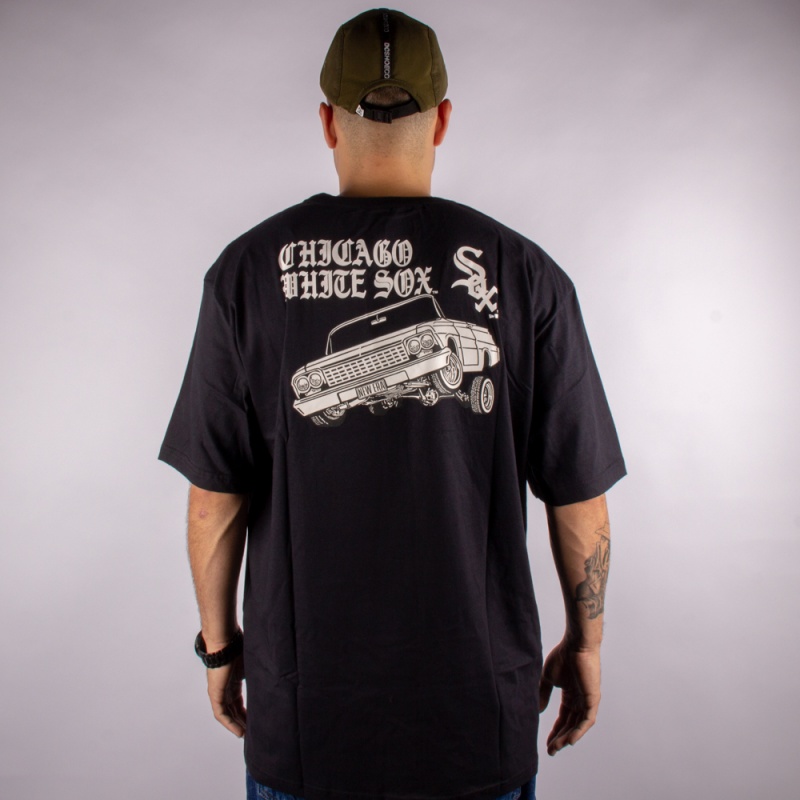 Camiseta New Era White Sox La 90 Lowriders Large Preto