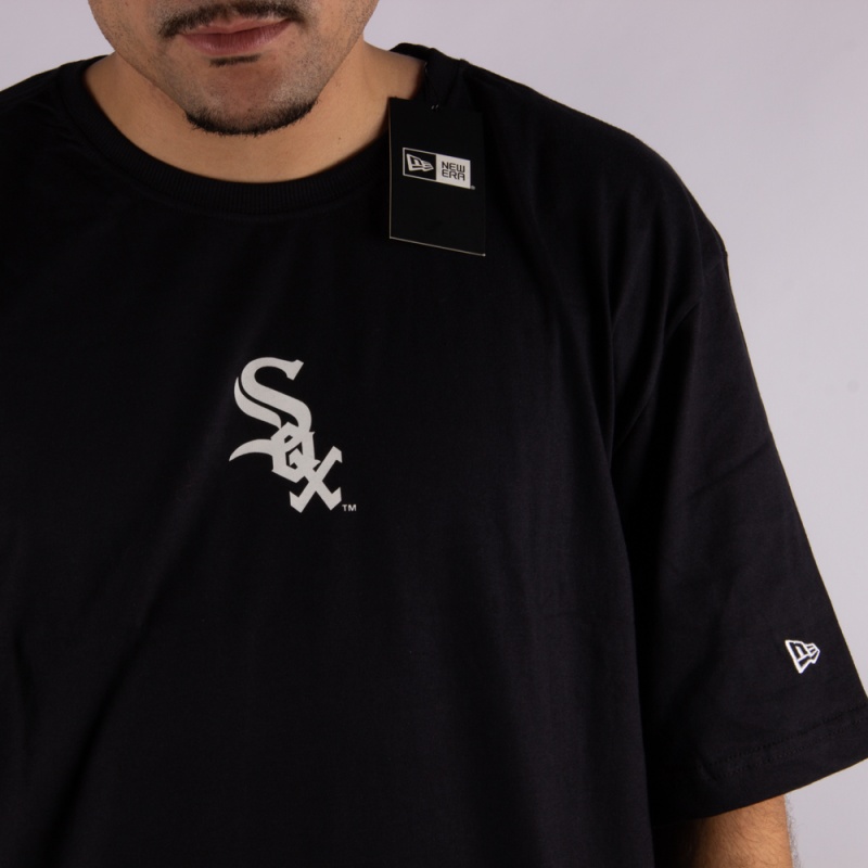 Camiseta New Era White Sox La 90 Lowriders Large Preto