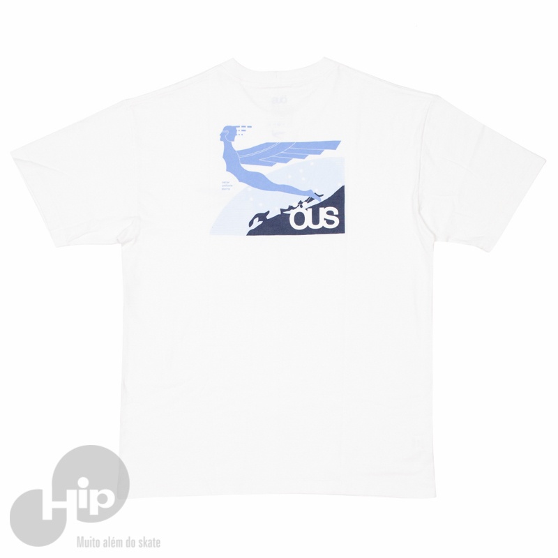 Camiseta Ous Voadora Branca