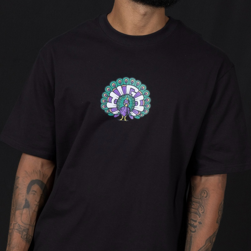 Camiseta High Peacock Preto