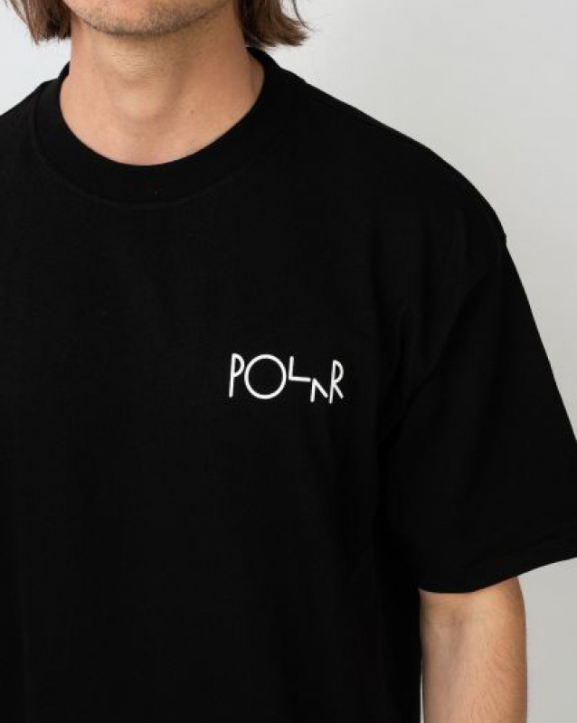 Camiseta Polar Stroke Logo Preto