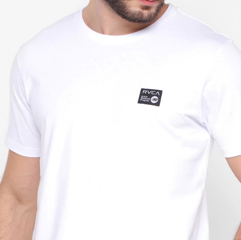 Camiseta RVCA Anp Label Branco