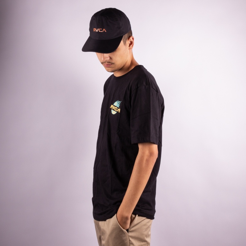 Camiseta RVCA Atlas Preto