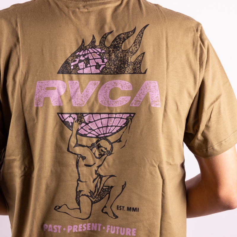 Camiseta RVCA Atlas Verde
