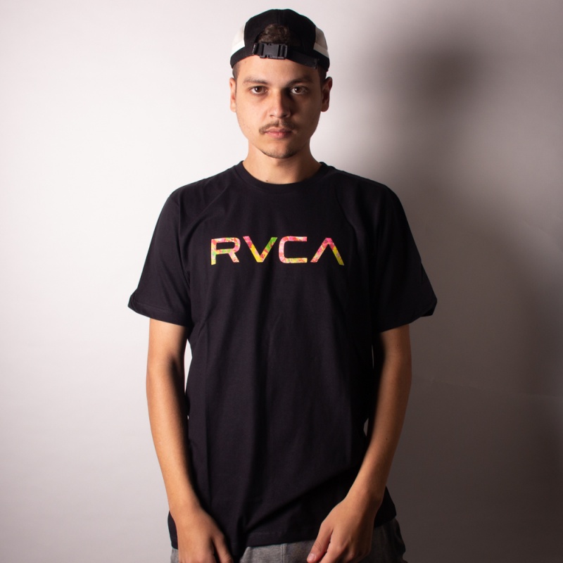 Camiseta RVCA Big Wonder Preto