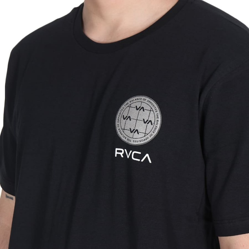Camiseta RVCA Pin Club Preto
