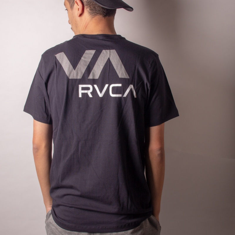 Camiseta RVCA Pin Club Preto