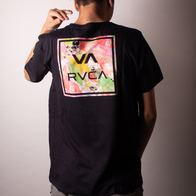 Camiseta RVCA Va All The Way Preto