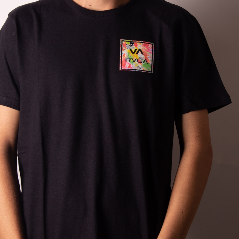Camiseta RVCA Va All The Way Preto