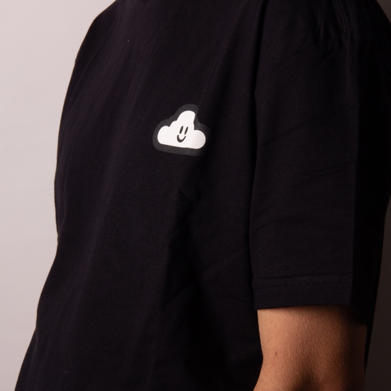 Camiseta Thank You Cloud Icon Preto