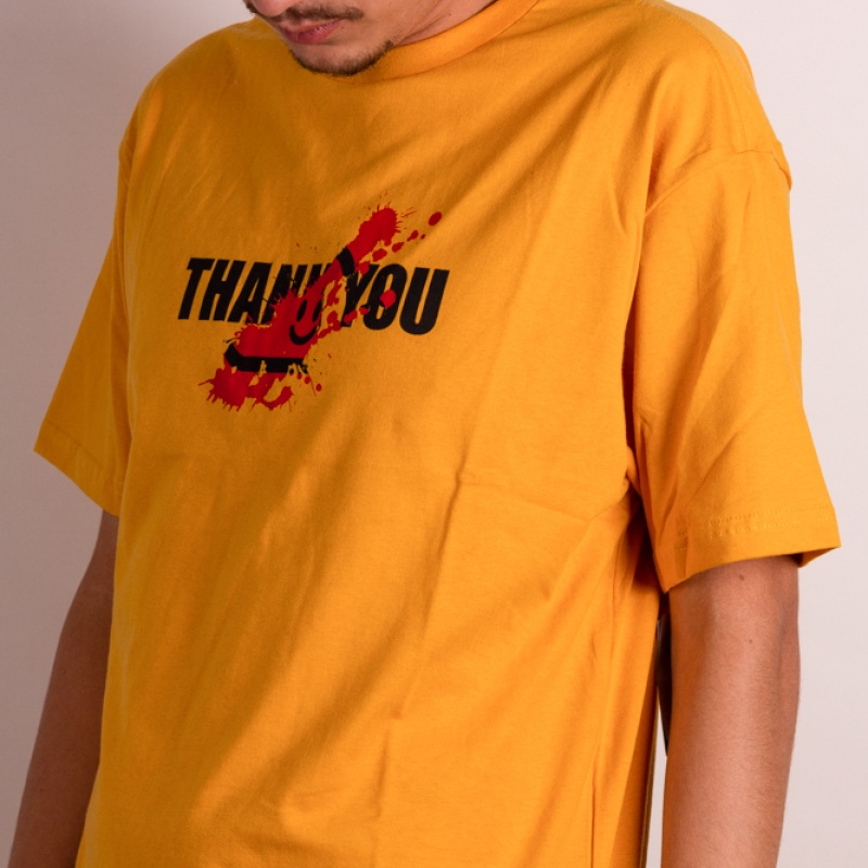 Camiseta Thank You Kill Bill Revenge Amarelo