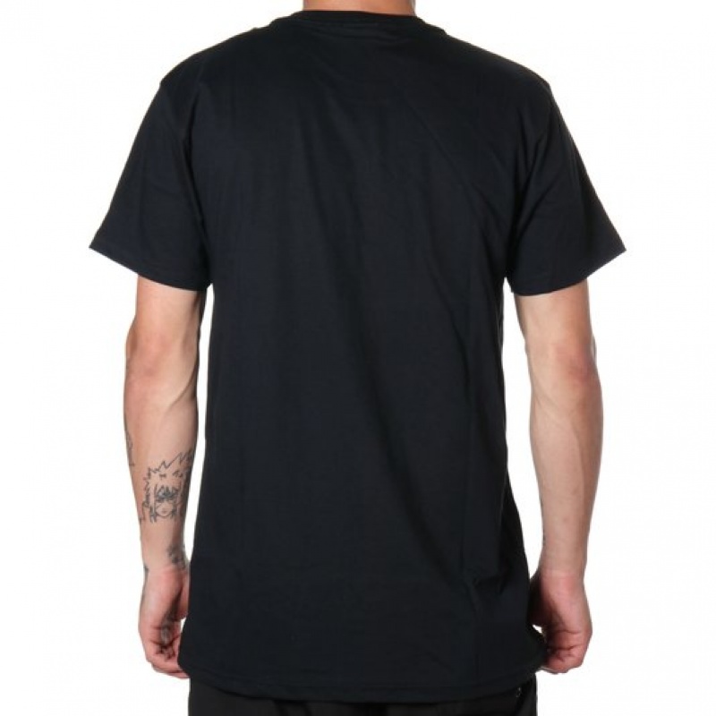 Camiseta Thrasher Flames Logo Sky Preto