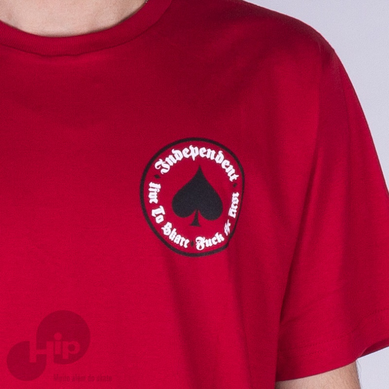 Camiseta Thrasher Oath X Indy Vermelho