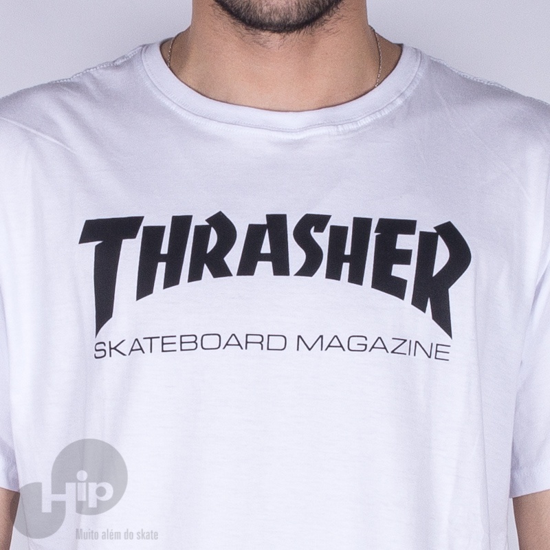 Camiseta Thrasher Skate Mag Branca