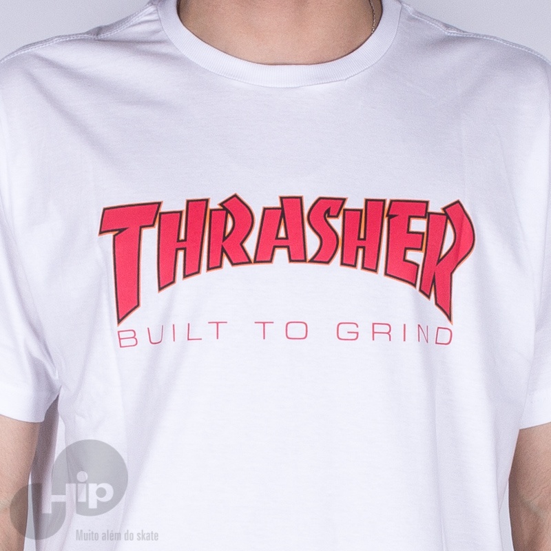 Camiseta Thrasher Thr Btg X Indy Branca