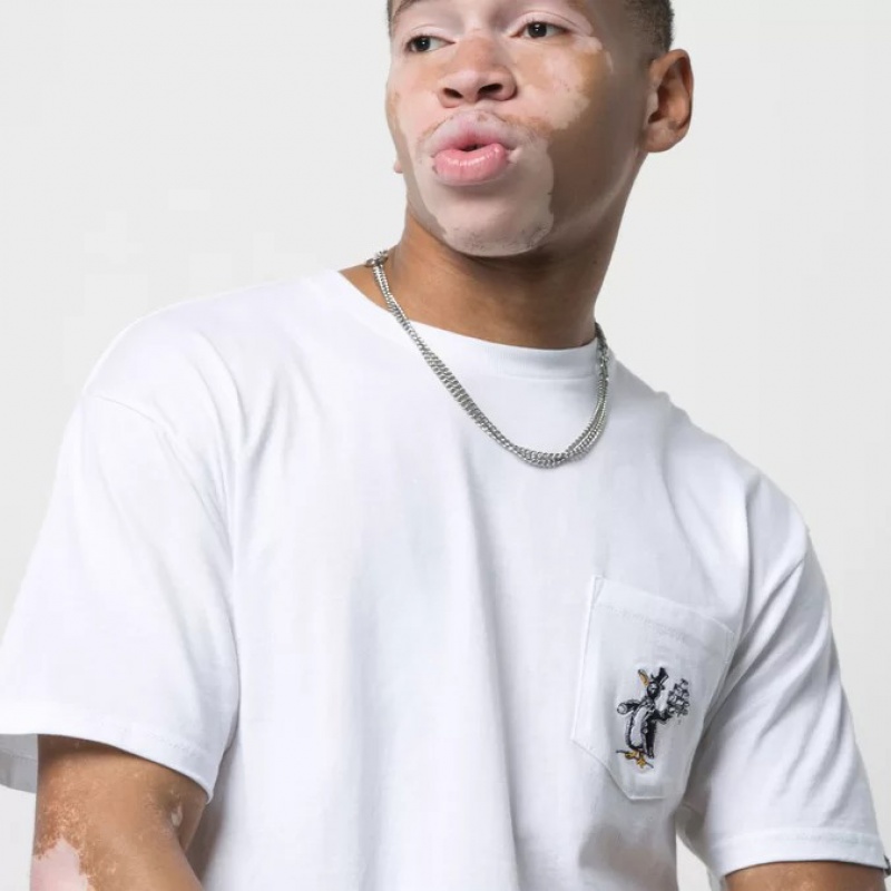 Camiseta Vans Checkerboard Research Branco