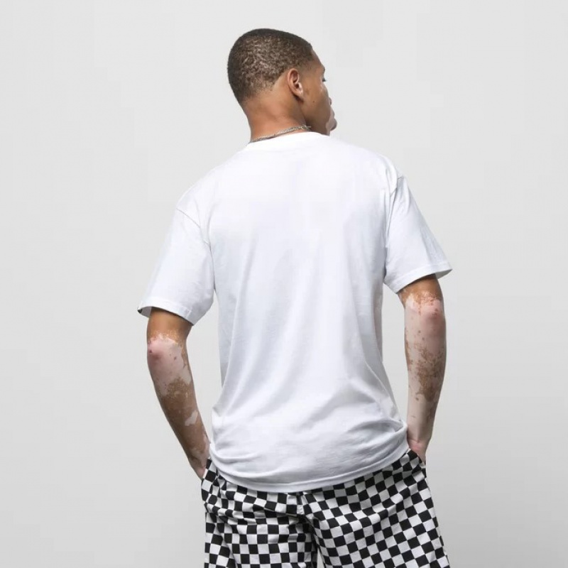 Camiseta Vans Checkerboard Research Branco