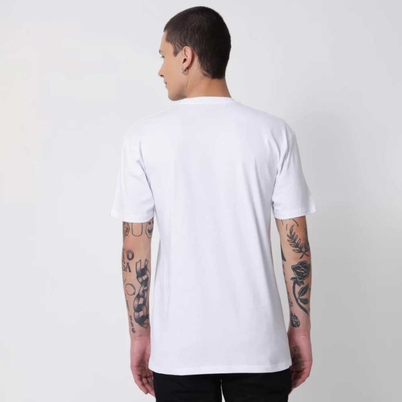 Camiseta Vans Circle Checker Branco