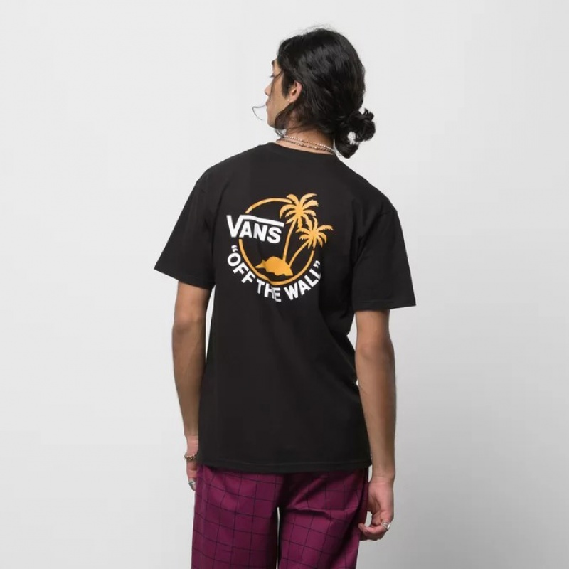 Camiseta Vans Classic Mini Dual Palm II Preto