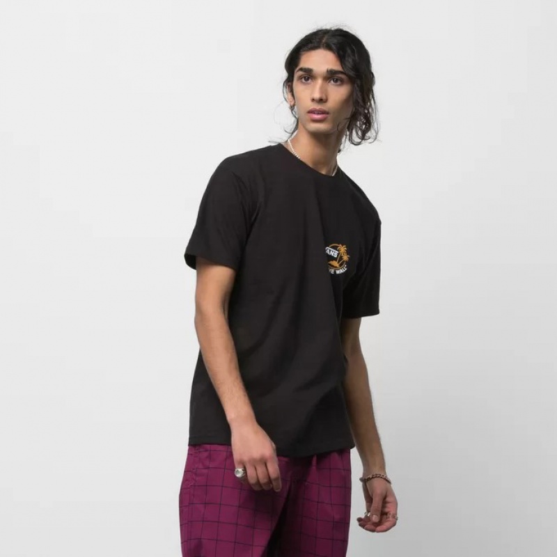 Camiseta Vans Classic Mini Dual Palm II Preto