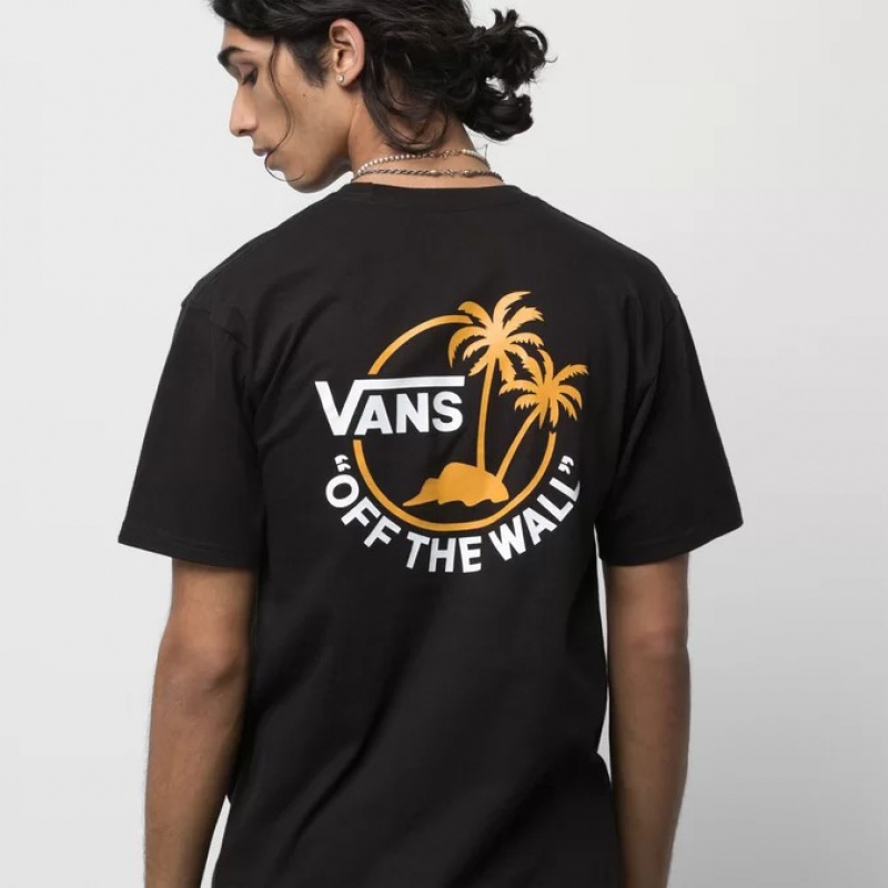 Camiseta Vans Classic Mini Dual Palm II Preto