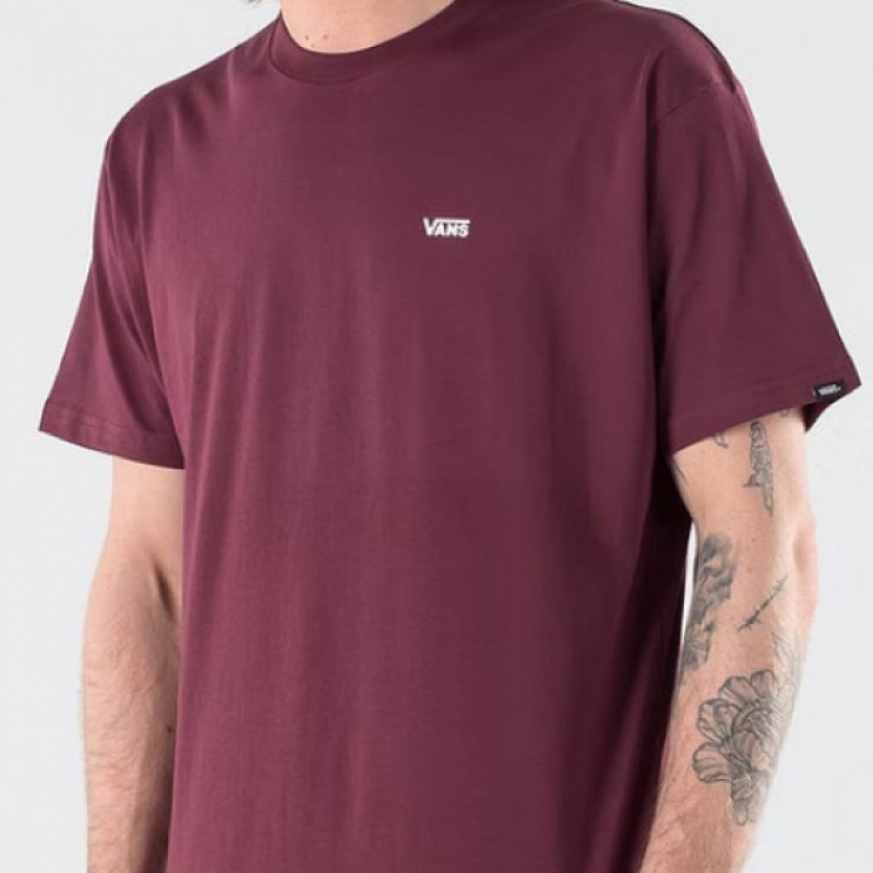Camiseta Vans Core Basics Vinho Loja HIP