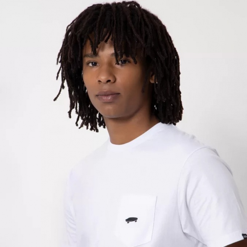 Camiseta Vans Everyday Pocket II Branco