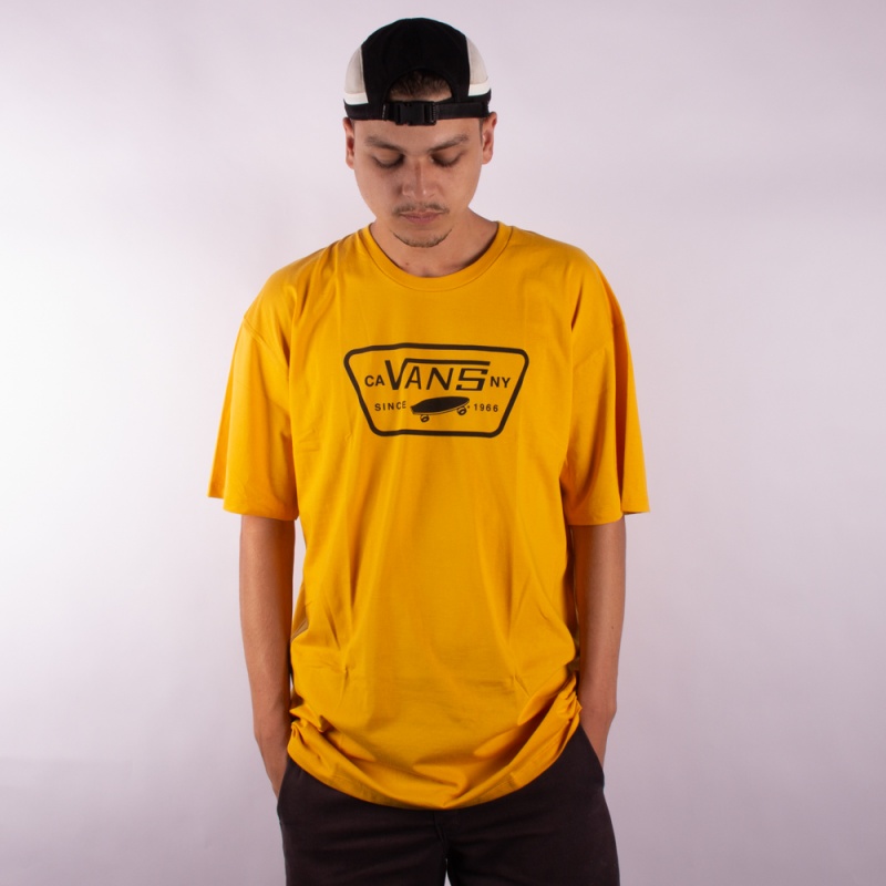 Camiseta Vans Full Patch Amarelo