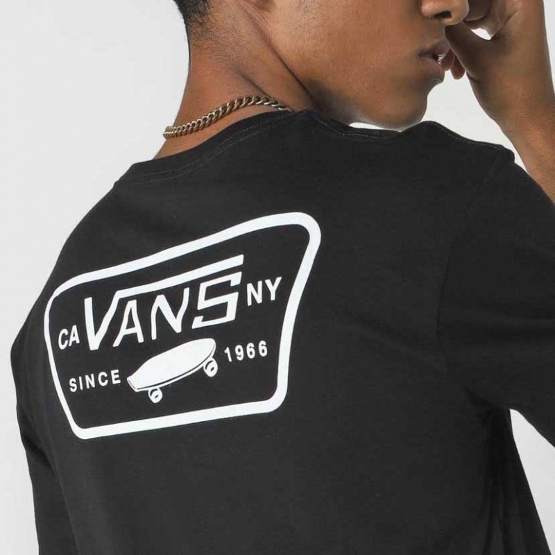 Camiseta Vans Full Patch Back Preto