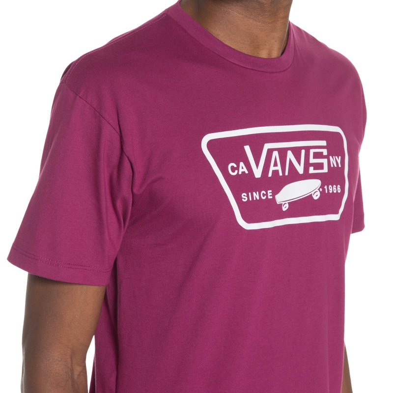 Camiseta Vans Full Patch Vinho