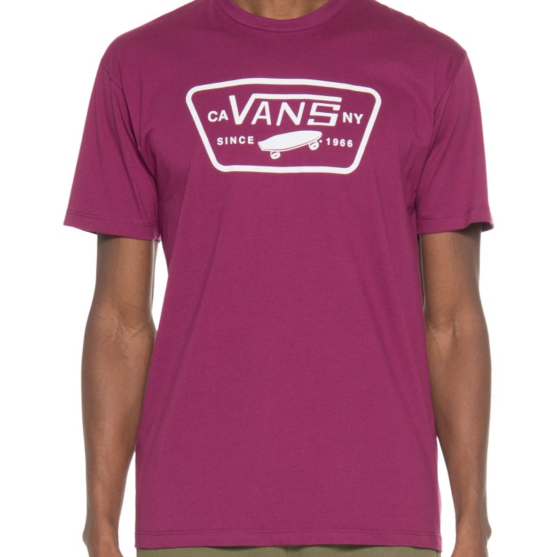 Camiseta Vans Full Patch Vinho