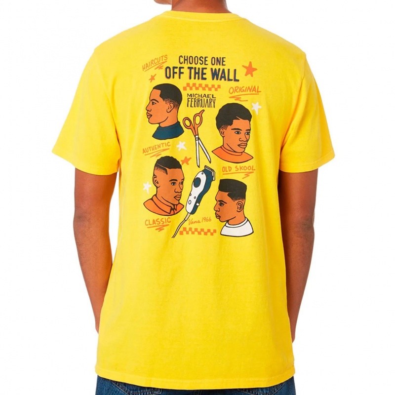 Camiseta Vans Mikey February Amarelo