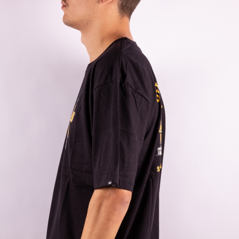 Camiseta Vans Off The Wall Tavern Preto
