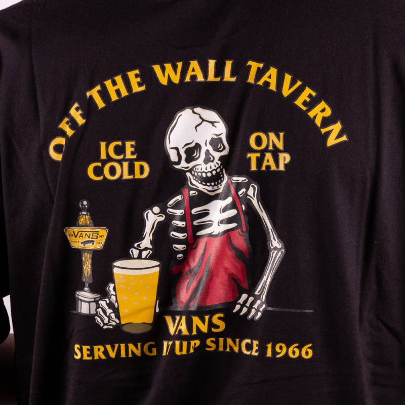 Camiseta Vans Off The Wall Tavern Preto