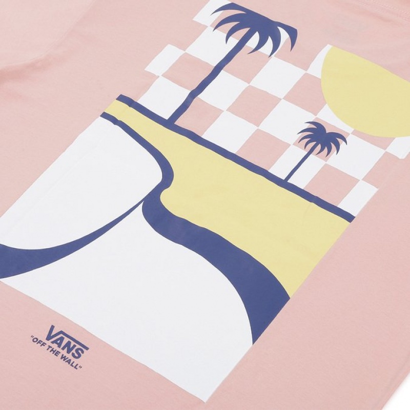 Camiseta Vans Pool Days Rosa