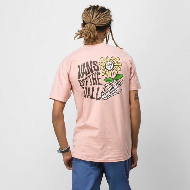 Camiseta Vans Skull Daze Rosa