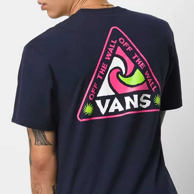 Camiseta Vans Summer Camp Azul Escuro