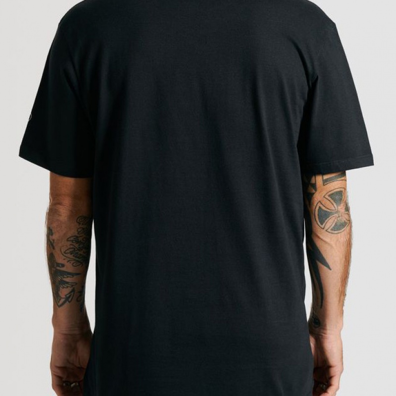 Camiseta Volcom Solid Stone Large Preto