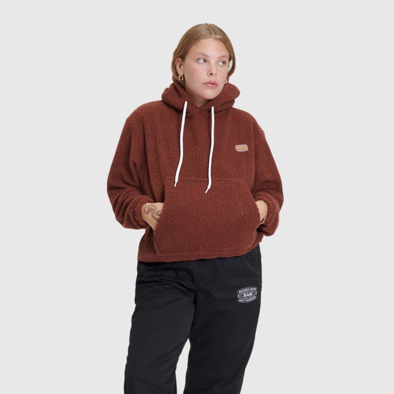 Canguru Baw Sherpa New Retro Marrom