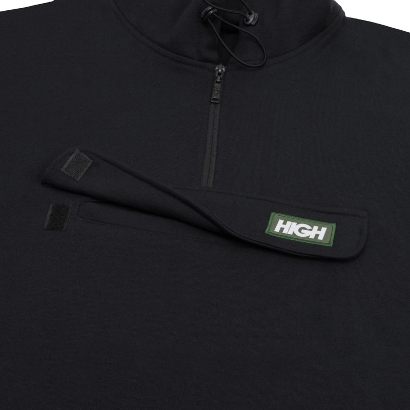 Canguru High Anorak Preto
