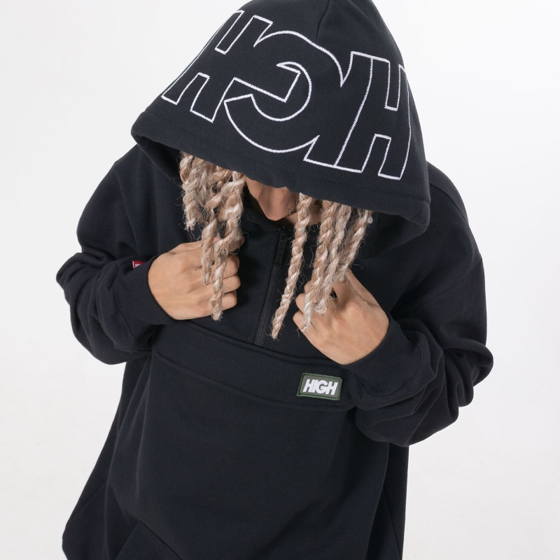 Canguru High Anorak Preto