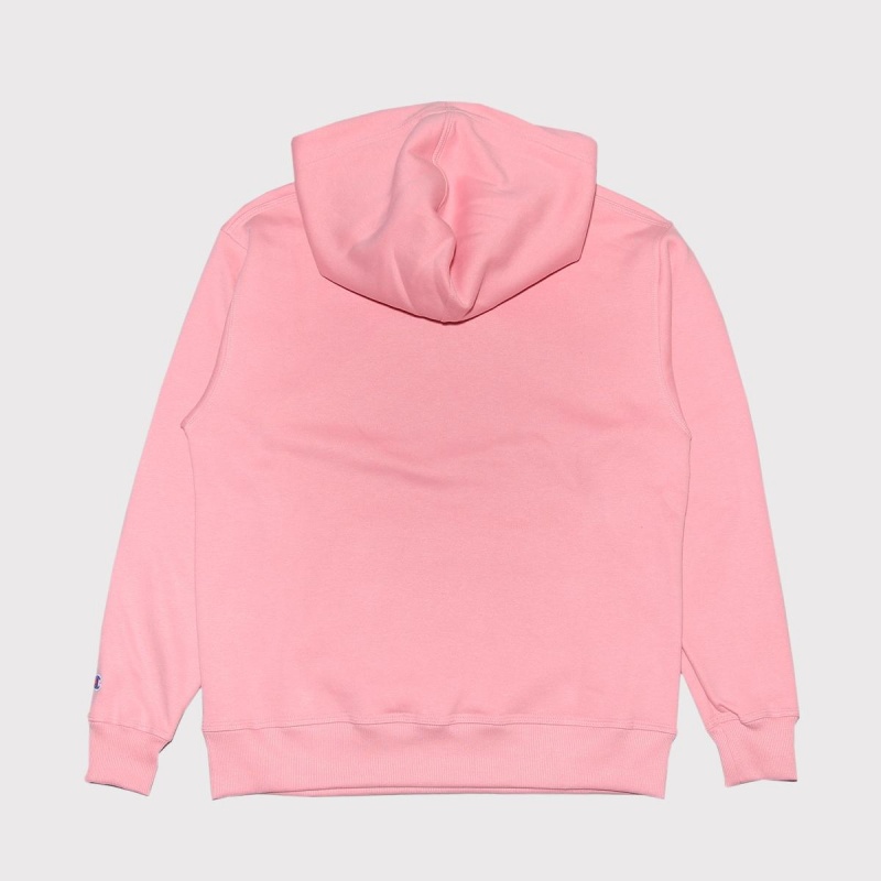 Canguru Champion Super Fleece Logo Rosa - Loja HIP