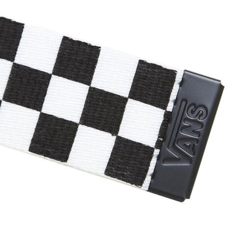 Cinto Vans Deppster Web Belt Checkboard Preto