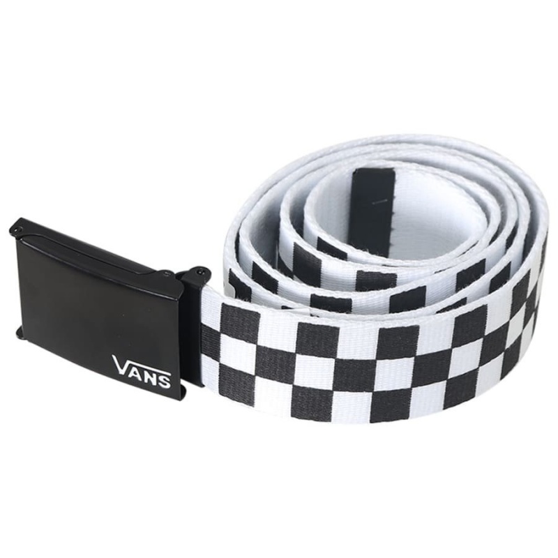 Cinto Vans Deppster Web Belt Checkboard Preto