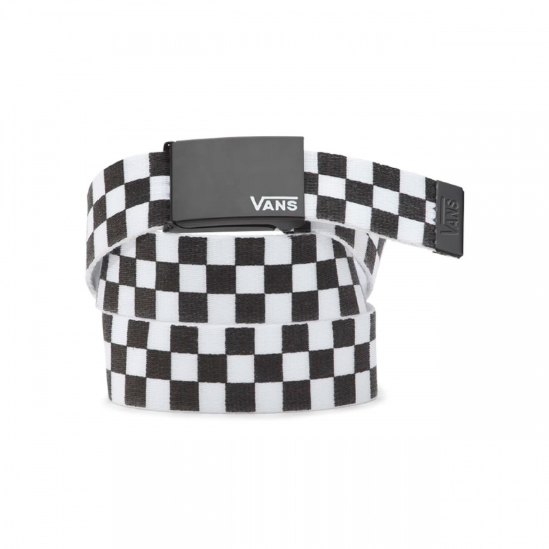 Cinto Vans Deppster Web Belt Checkboard Preto